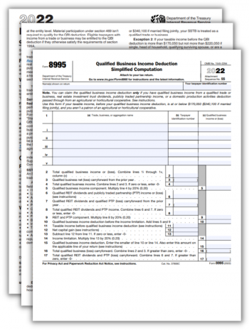 IRS Form 8995 for 2022 (Printable PDF) 📝 Get IRS Form 8995 2023 ...